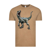 Vintage Coffee Velociraptor Vintage Tee - LillyAllenDesigns