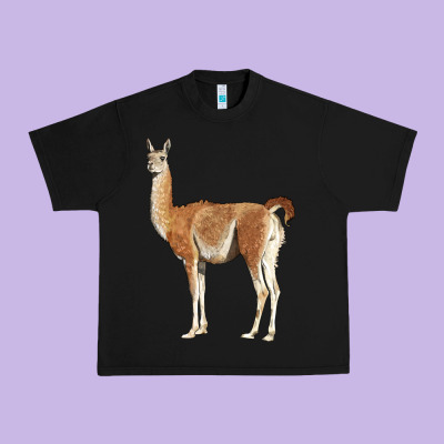 Guanaco Llama Urban Heavy Tee Designed By Lillyallendesigns