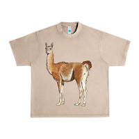 French Oak guanaco llama Urban Heavy Tee - LillyAllenDesigns