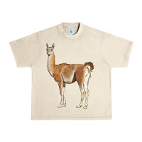 Sandshell guanaco llama Urban Heavy Tee - LillyAllenDesigns