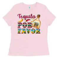 Bubblegum Pink mexican tequila por favor Ladies Tee - Artiststas