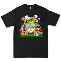 Black Easter School Bus Premium Tee - CowhideDigitalArt