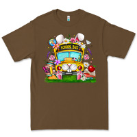 Cacao Easter School Bus Premium Tee - CowhideDigitalArt
