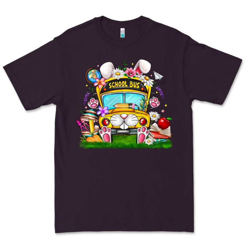 Easter School Bus Premium Tee by CowhideDigitalArt | Teevron