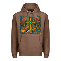 Chestnut fall cross tumbler Premium Hoodie - RanaPortraitStore