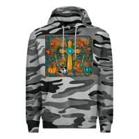 Slate Camo fall cross tumbler Premium Hoodie - RanaPortraitStore