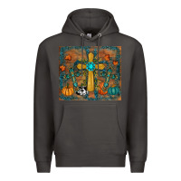 Smoke fall cross tumbler Premium Hoodie - RanaPortraitStore