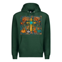 Sports Green fall cross tumbler Premium Hoodie - RanaPortraitStore