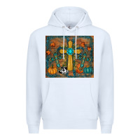 White fall cross tumbler Premium Hoodie - RanaPortraitStore
