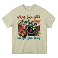 Mossy When Life Gets Blurry Adjust Your Focus Vintage Camera Heavy Core Tee - FaDigitalArtStudio