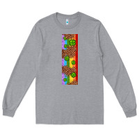 Heather Grey St. Patrick's Day Western Shamrock Leopard Rainbow Long Sleeve Tee - Artiststas