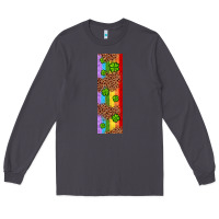 Smoke St. Patrick's Day Western Shamrock Leopard Rainbow Long Sleeve Tee - Artiststas