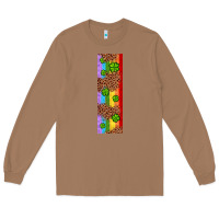 Toasted Coconut St. Patrick's Day Western Shamrock Leopard Rainbow Long Sleeve Tee - Artiststas