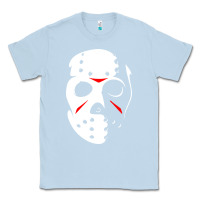 Dusty Blue jason hockey mask halloween Classic Tee - baoMotion