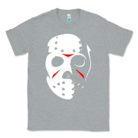 Heather Grey jason hockey mask halloween Classic Tee - baoMotion