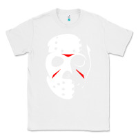 White jason hockey mask halloween Classic Tee - baoMotion