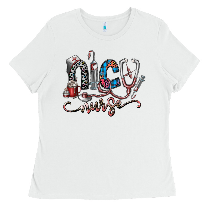 Nice Nurse Ladies Tee by SublimationCraftShop | Teevron