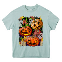 Arona Halloween Pumpkins Heavy Core Tee - BundleAndBundleShop