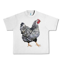 Lunar Rock wyandotte chicken Urban Heavy Tee - LillyAllenDesigns