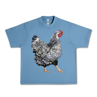 Pebble Blue wyandotte chicken Urban Heavy Tee - LillyAllenDesigns