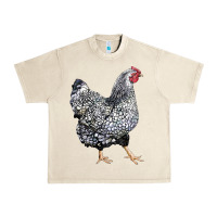 Sandshell wyandotte chicken Urban Heavy Tee - LillyAllenDesigns