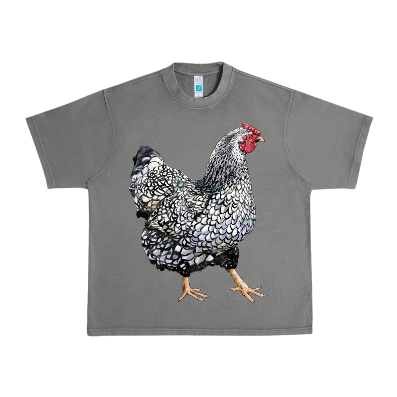 Wyandotte Chicken Urban Heavy Tee by LillyAllenDesigns | Teevron