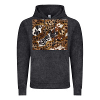 Vintage Black leopard and cowhides Vintage Hoodie - BarkalooDesign