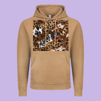 Leopard And Cowhides Vintage Hoodie Designed By Barkaloodesign