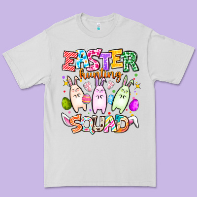 Easter Hunting Squad Premium Tee Designed By Cowhidedigitalart