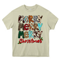 Mossy Merry Christmas Heavy Core Tee - FaDigitalArtStudio