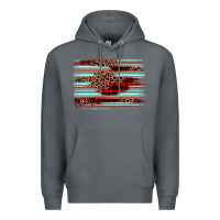 Rock leopard serape background Premium Hoodie - BarkalooDesign