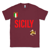 Burgundy sicily Classic Tee - baoMotion