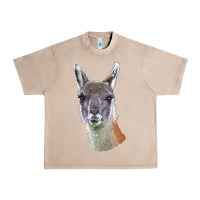 French Oak Guanaco Llama Head Urban Heavy Tee - LillyAllenDesigns
