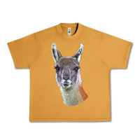 Peanut Butter Guanaco Llama Head Urban Heavy Tee - LillyAllenDesigns