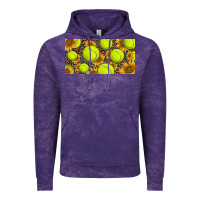 Cloud Purple tennis ball with sunflower and racket  licence plato Vintage Hoodie - BarkalooDesign