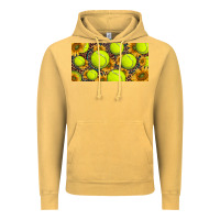 Tennis Ball With Sunflower And Racket  Licence Plato Vintage Hoodie | Teevron