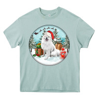 Arona Christmas samoyed dog Heavy Core Tee - FaDigitalArtStudio