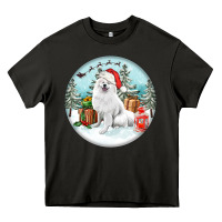 Christmas Samoyed Dog Heavy Core Tee | Teevron