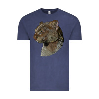 Vintage Denim Jaguarundi Head Vintage Tee - LillyAllenDesigns