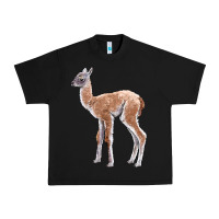 Black Guanaco Llama Baby Urban Heavy Tee - LillyAllenDesigns