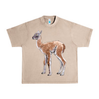French Oak Guanaco Llama Baby Urban Heavy Tee - LillyAllenDesigns