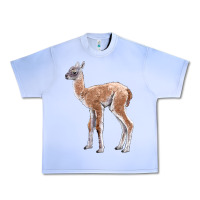 Grape Ice Guanaco Llama Baby Urban Heavy Tee - LillyAllenDesigns