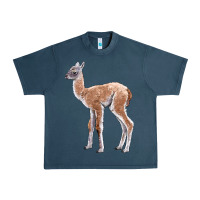 Midnight Navy Guanaco Llama Baby Urban Heavy Tee - LillyAllenDesigns