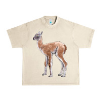 Sandshell Guanaco Llama Baby Urban Heavy Tee - LillyAllenDesigns