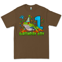 Cacao birthday boy frog age 1 Premium Tee - LillyAllenDesigns