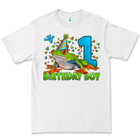 White birthday boy frog age 1 Premium Tee - LillyAllenDesigns