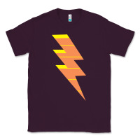Plum LIGHTNING BOLT Classic Tee - baoMotion