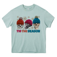 Arona tis the season skull winter Heavy Core Tee - FaDigitalArtStudio