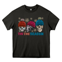 Asphalt tis the season skull winter Heavy Core Tee - FaDigitalArtStudio