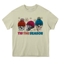 Mossy tis the season skull winter Heavy Core Tee - FaDigitalArtStudio